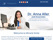 Tablet Screenshot of miracle-smile.com